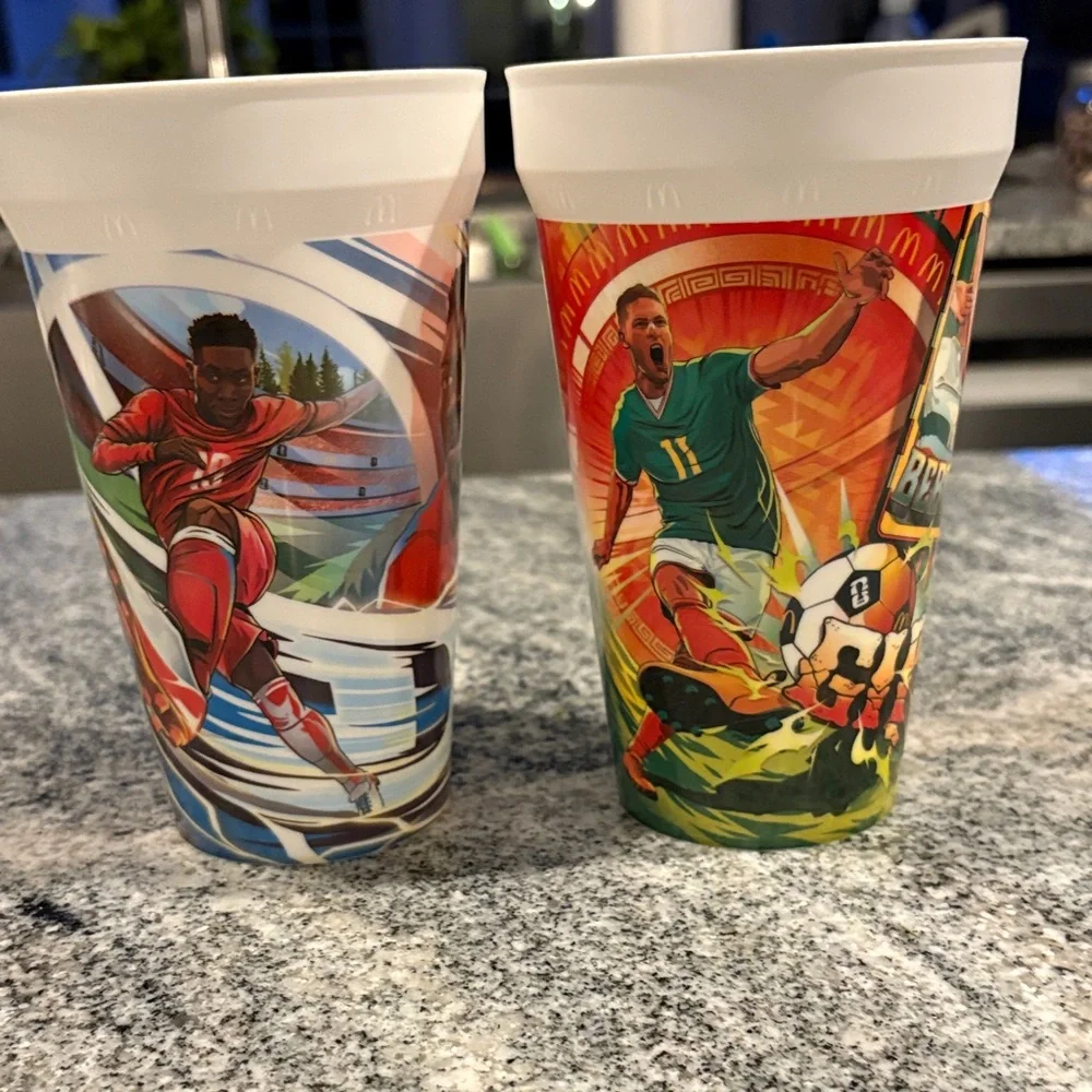 2 Brand New FIFA special edition McDonald’s cups